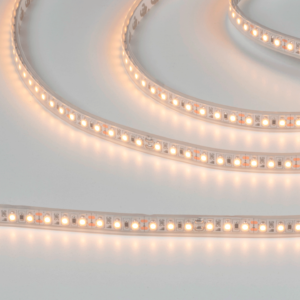 Светодиодная лента 3528, 120 LED/м, 9,6 Вт/м, 12В , IP66, Цвет: Теплый белый, SWG3120-12-9.6-WW-66-M