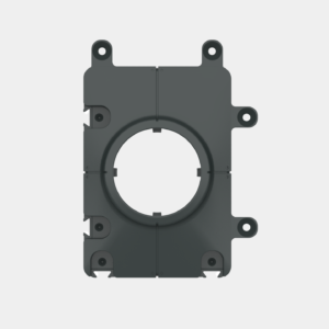 Безрамочная закладная Combo 2.0 mini в натяжной потолок ПВХ, Ø50*4mm, C-2MINI-CL-STR