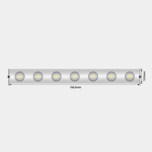 Светодиодная лента wall washer 5050, 42 LED/м, 6,2 Вт/м, 24В , IP67, Цвет: РГБ, SWG-542-24-RGB15/60-67
