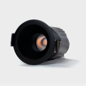 Светильник встраиваемый 7Вт 55° IP65 черный 4000К поворотный RC-D52-7-BL-NW65