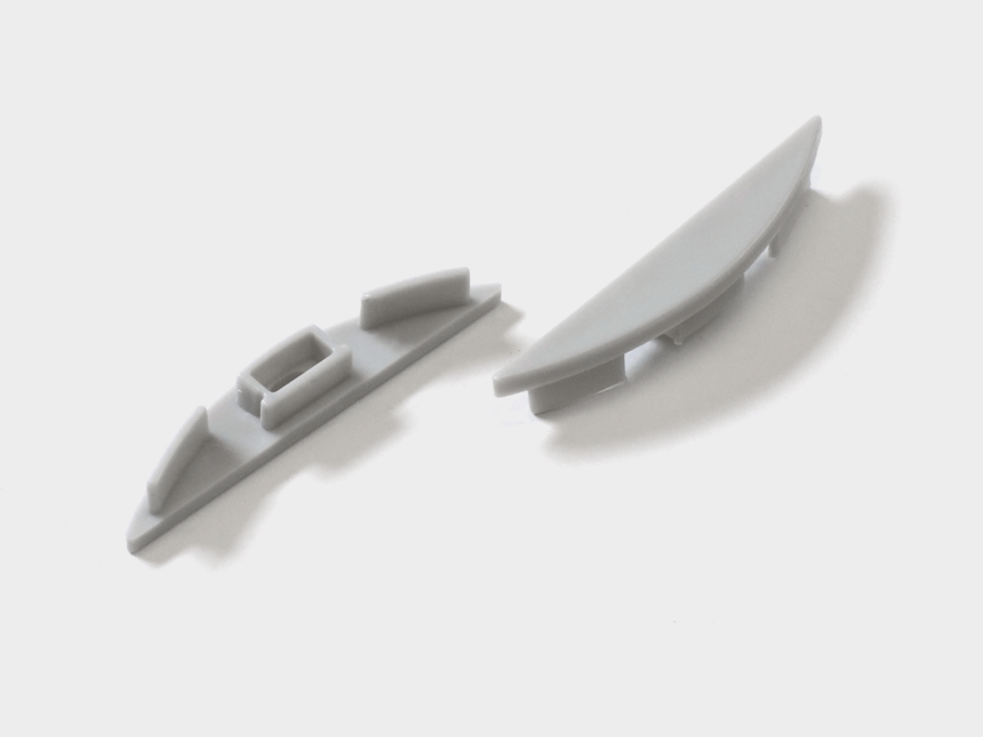 Комплект заглушек на профиль ARC-608FL (2 шт), ARC-608FL-ECS