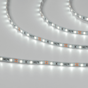 Светодиодная лента 2835, 60 LED/м, 6,3 Вт/м, 12В , IP20, Цвет: Холодный белый, SWG260-12-6.3-W-M