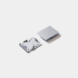 Заглушки серебряные L5570-DE для профиля L5570, 2 шт/комплект