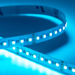Светодиодная лента 2835, 120 LED/м, 14,4 Вт/м, 24В , IP20, Цвет: RGB, SWG2120-24-14.4-RGB-M