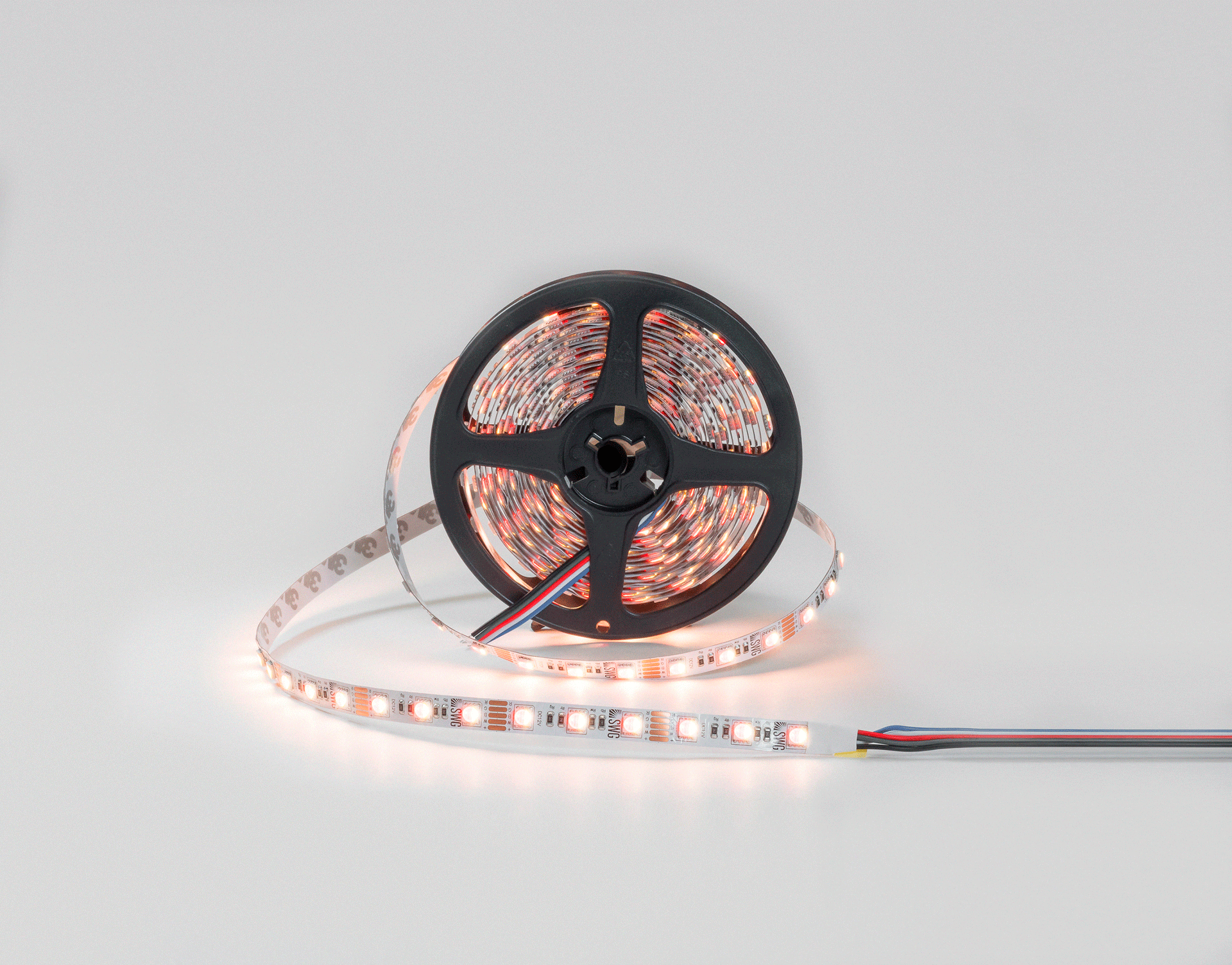 Светодиодная лента 5050, 60 LED/м, 19,2 Вт/м, 12В , IP20, Цвет: RGB + теплый белый, SWG560-12-19.2-RGBWW-M — изображение 2