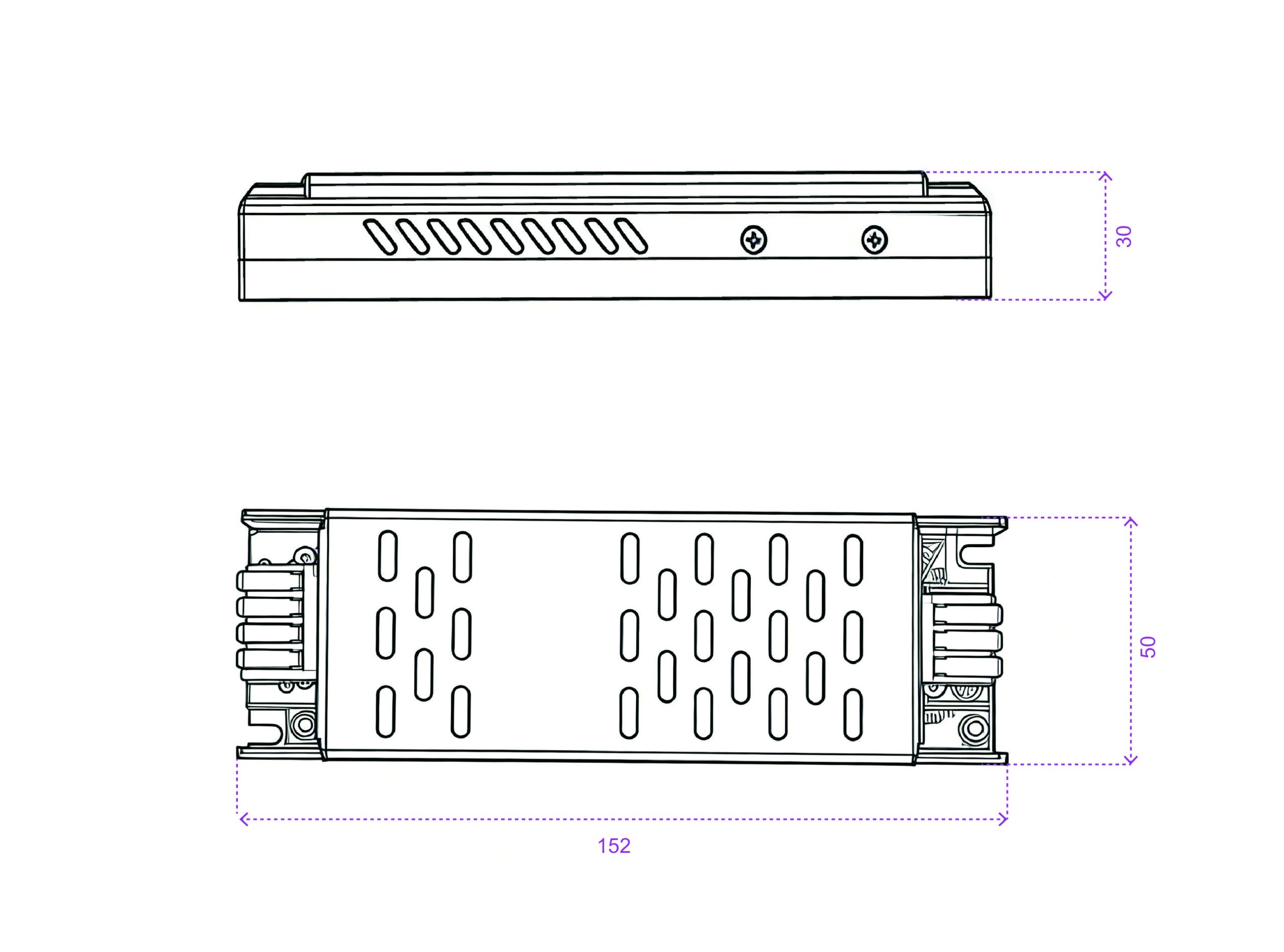 Блок питания 48В IP20 200Вт PBL-200-48 — изображение 2