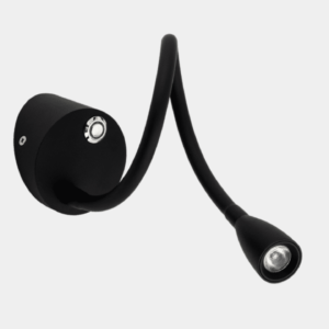 Светильник настенный WL BED 3 Вт, черный с диммером, BQ004103-A-3-DIM-BL-WW Светильник настенный WL BED 3 Вт, черный с диммером, BQ004103-A-3-DIM-BL-WW