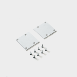 Заглушки LS3535-W-ECS-AL-R для профиля LS3535-W (комплект, 2 шт)