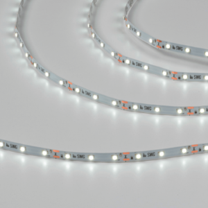 Светодиодная лента 3528, 60 LED/м, 4,8 Вт/м, 12В , IP20, Цвет: Холодный белый, SWG360-12-4.8-W-M