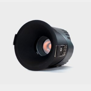 Светильник встраиваемый 12Вт 55° IP65 черный 3000К поворотный RC-D84-12-BL-WW65