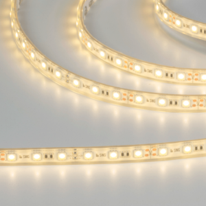 Светодиодная лента 5050, 60 LED/м, 14,4 Вт/м, 12В , IP68, Цвет: Теплый белый, SWG560-12-14.4-WW-68-M