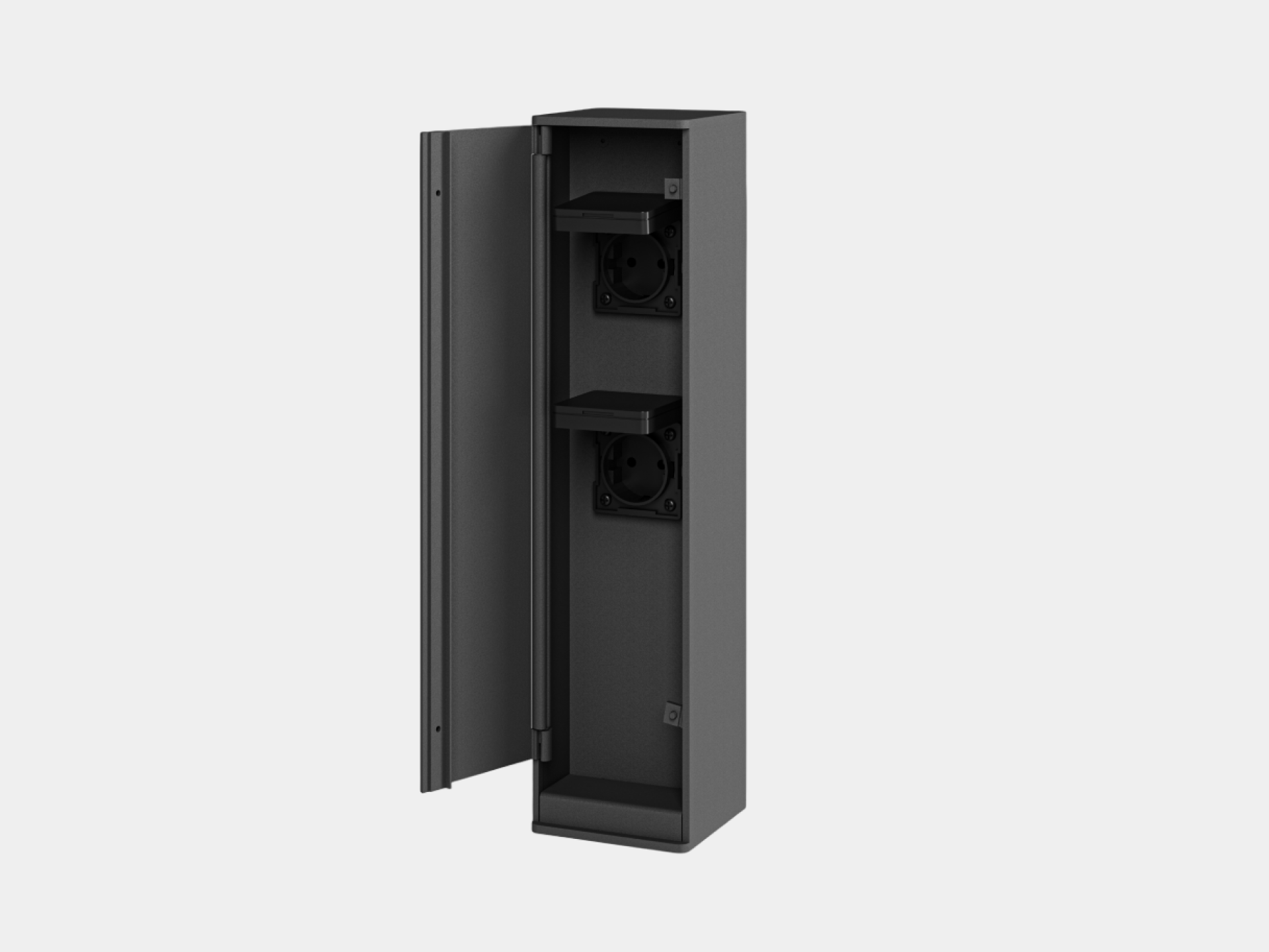 Розетка уличная влагозащищенная двойная IP65, 420 мм, GW-SC-GR