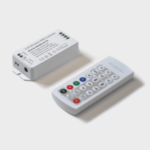 Контроллер RGB, 2.4G с пультом, 21 кноп., DC12/24V, 