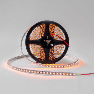 Светодиодная лента 3528, 120 LED/м, 9,6 Вт/м, 12В , IP20, Цвет: Желтый, SWG3120-12-9.6-Y-M
