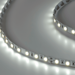 Светодиодная лента 5050, 60 LED/м, 14,4 Вт/м, 24В , IP20, Цвет: Холодный белый, SWG560-24-14.4-W-М