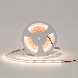 Светодиодная лента LUX, 2835, 240 LED/м, 14,4 Вт/м, 24В, IP33, Теплый белый (3000K), DSG-HE2240-24-WW-33
