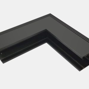 Коннектор угловой настенно-потолочный SY , Черный Муар , SY-601902-CN-BLMR-PCB