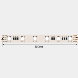 SPI RGB 24В IP20 14.4Вт/м 60 LED/м SMD5050 WS2811 SWG5PT60-24-14.4-WS2811RGB