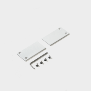 SY-LINK-ECS-S1-1035, комплект заглушек (2шт) для накладного глубокого шинопровода, 1035 RAL