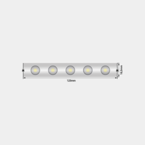 Светодиодная лента Wallwasher 2835, 48 LED/м, 18 Вт/м, 24В , IP67, Цвет: Теплый белый, SWG-248-24-WW20/45-67