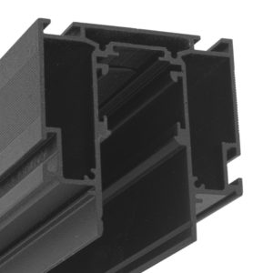 SY-LINK-IZI-0.1-BL, шинопровод встраиваемый в натяжной потолок, 48В, черный, 0,1м