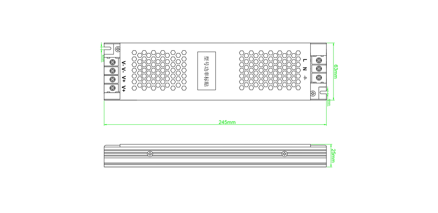 Блок питания для светодиодных лент открытый, 300W, 24V, ST-300-24 — изображение 2