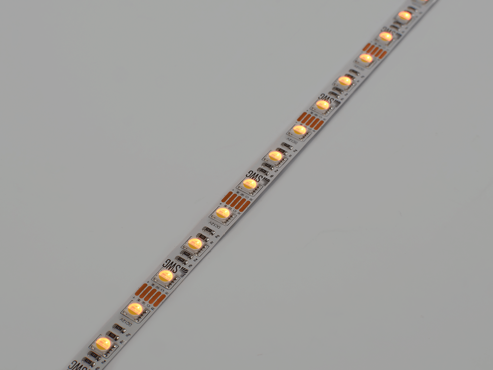 Светодиодная лента 5050, 60 LED/м, 19,2 Вт/м, 12В , IP20, Цвет: RGB + холодный белый, SWG560-12-19.2-RGB+W-M — изображение 3